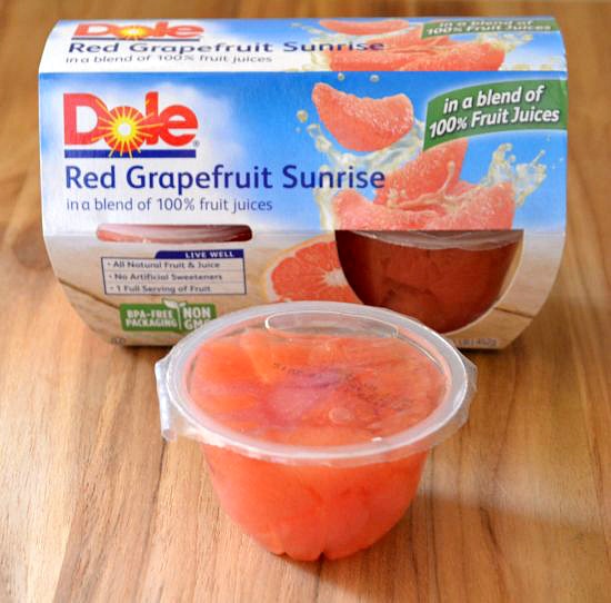 DOLE Red Grapefruit Sunrise Fruit Bowls- Flour On My Face