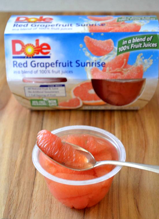 DOLE Red Grapefruit Sunrise Fruit Bowls Flour On My Face