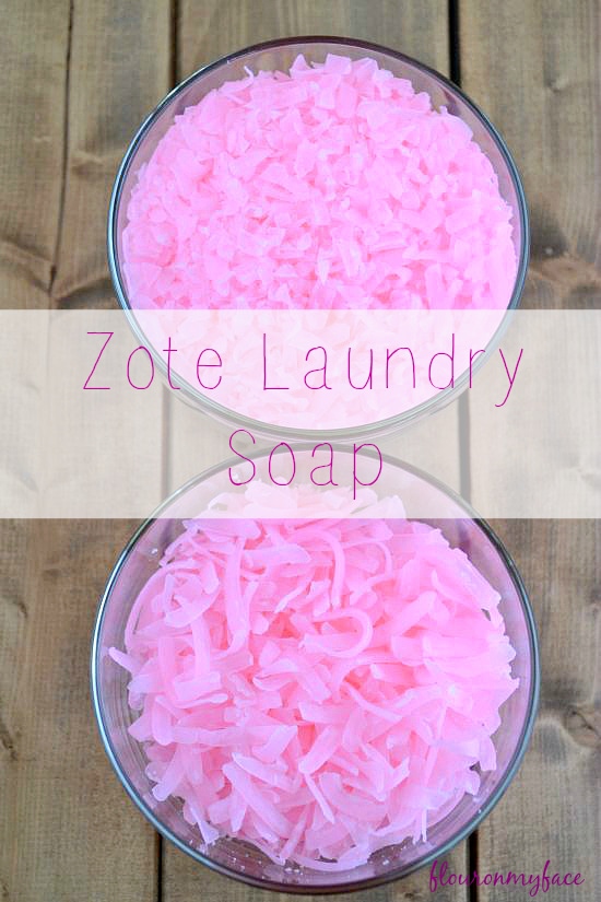 Grated Zout Laundry Soap for DIY Laundry Detergent