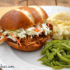 Raspberry Chipotle Pulled Chicken Sandwich