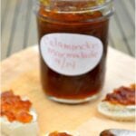 Calamondin Marmalade on cream cheese and crackers.