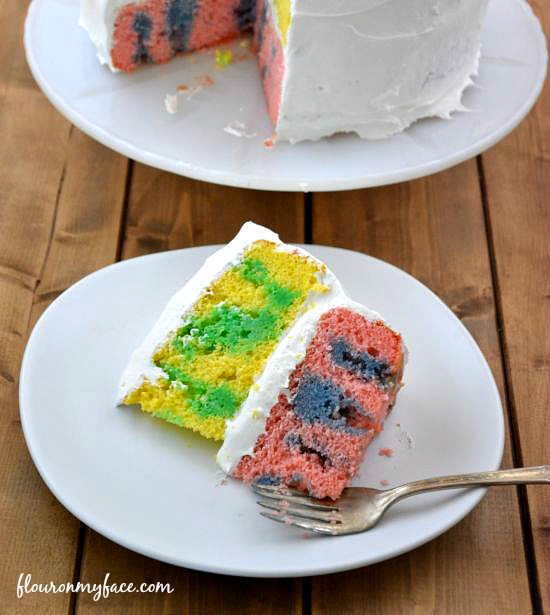 Spring or Easter JELLO Poke Cake by flouronmyface.com