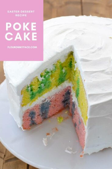 Easter JELLO Poke Cake - Flour On My Face