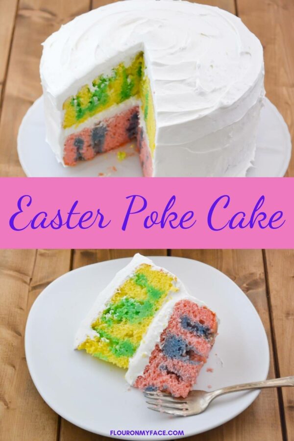 Easter JELLO Poke Cake Flour On My Face