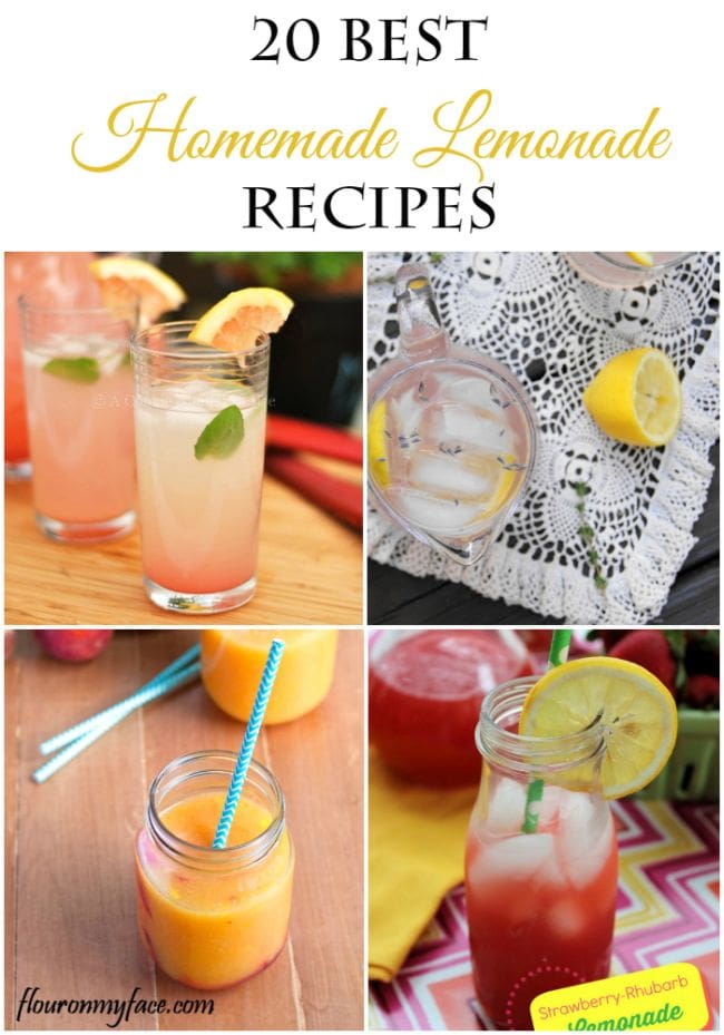 20 best homemade lemonade recipes