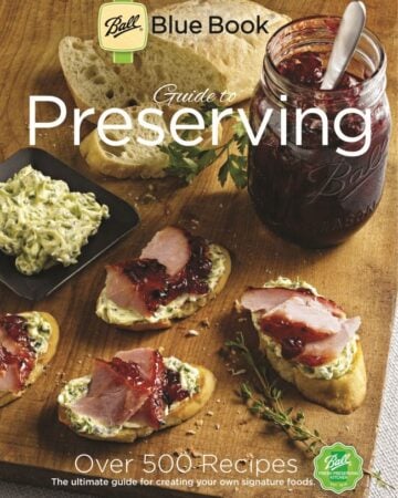 New Ball Blue Book Guide to Preserving cover