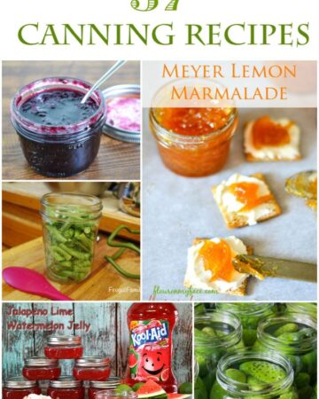 57 Canning Recipes roundup featured image