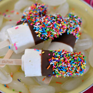 Easy Chocolate Dipped Ice Pops