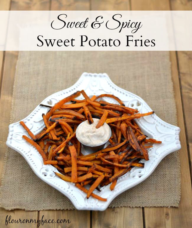 Sweet & Spicy Sweet Potato Fries are a perfect #SplendaSweeties and #SweetSwaps snack recipe