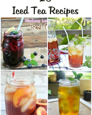 20 Iced Tea Recipes via flouronmyface.com