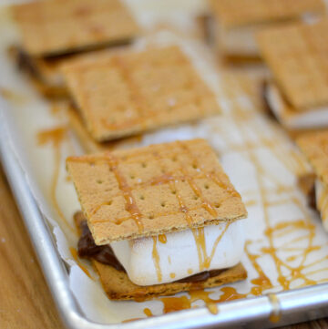 Salted Caramel S'mores - Flour On My Face