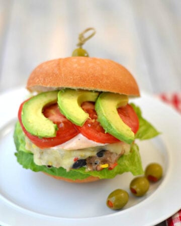 A South of the Burger Turkey Burger is a moist and delicious burger option this Memorial Day weekend flouronmyface.com