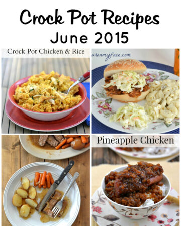 Best Crock Pot Recipes June 2015 via flouronmyface.com