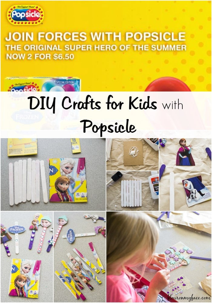 DIY Crafts for Kids with Popsicle via flouronmyface.com #ad