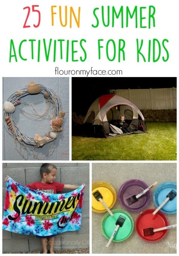 25 Summer Activities for Kids - Flour On My Face