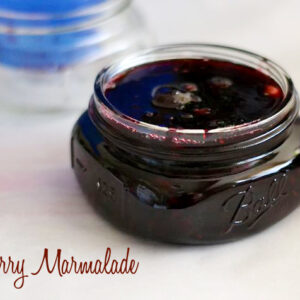 Easy Cherry Marmalade recipe via flouronmyface.com