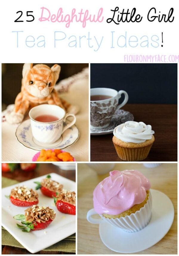 25 Little Girl Tea Party Ideas Flour On My Face   25 Little Girl Tea Party Ideas 600x857 