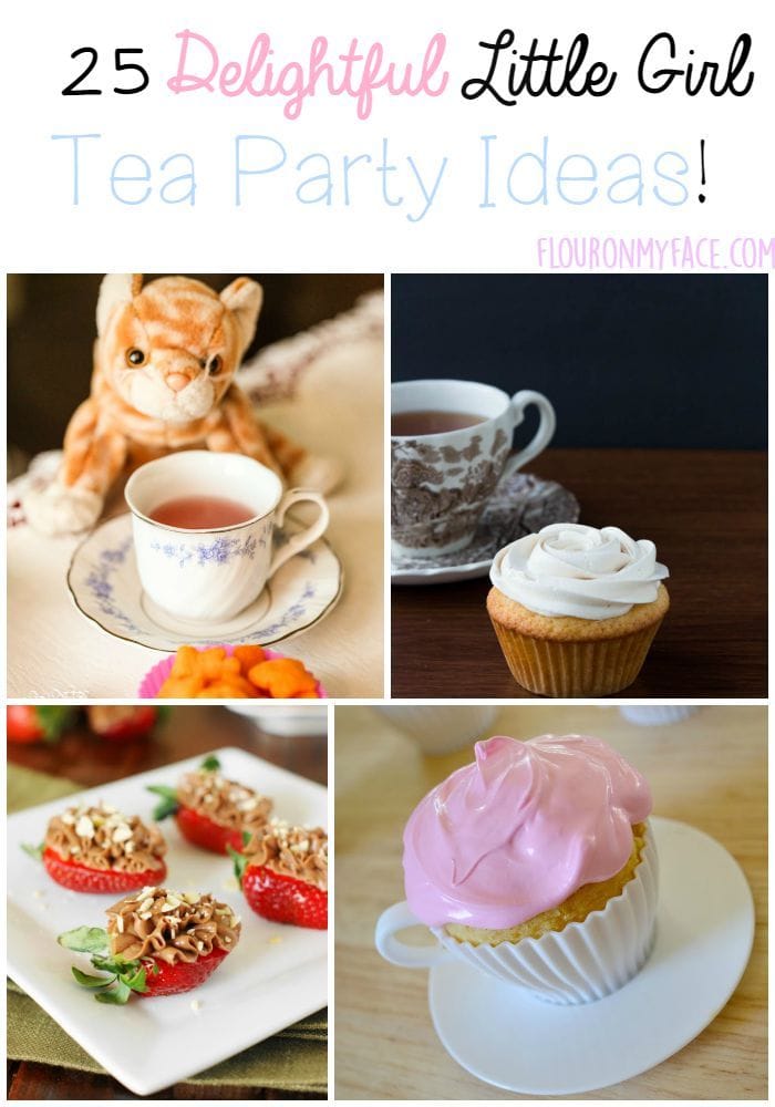 25 Little Girl Tea Party Ideas via flouronmyface.com