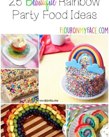 25 Rainbow Party Food Ideas via flouronmyface.com