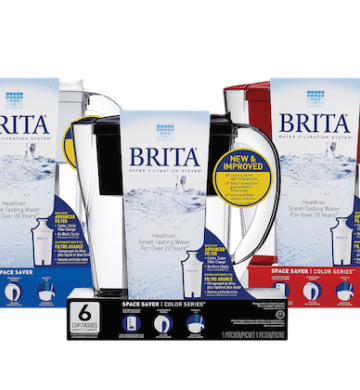 New Brita Space Saver Pitcher is perfect for Back to College via flouronmyface.com