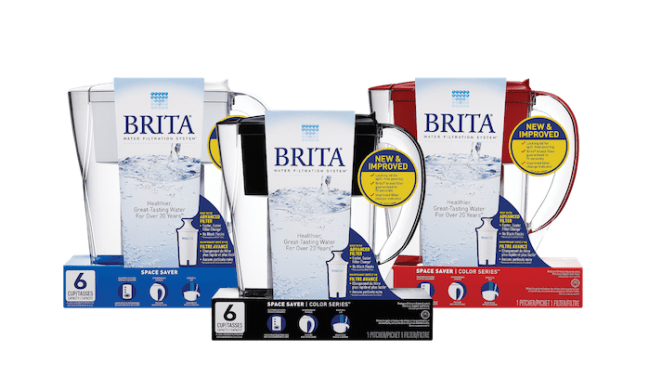 New Brita Space Saver Pitcher is perfect for Back to College via flouronmyface.com