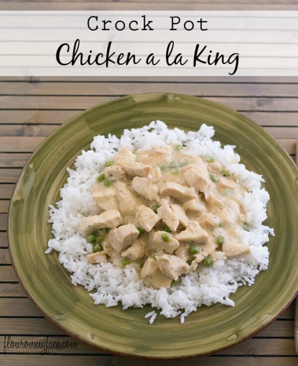 Crock Pot Chicken a la King Flour On My Face