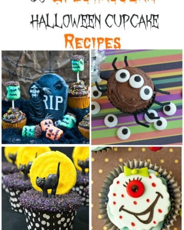30 SPectacular Halloween Cupcake recipes via flouronmyface.com