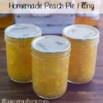 Homemade Peach Pie Filling via flouronmyface.com