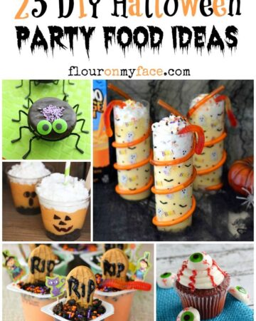 25 DIY Halloween Party Food Ideas via flouronmyface.com