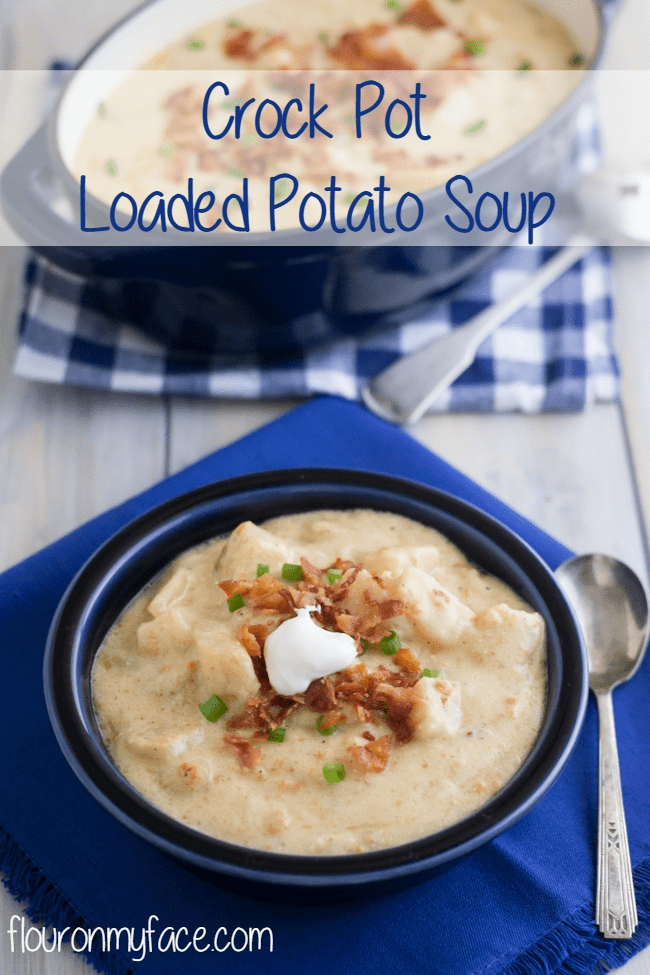 face pot onion Potato Crock Loaded Pot recipe My On Soup Flour via Face