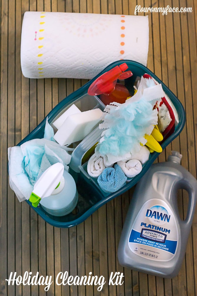 Holiday Cleaning KIt #HostingHacks via flouronmyface.com #ad