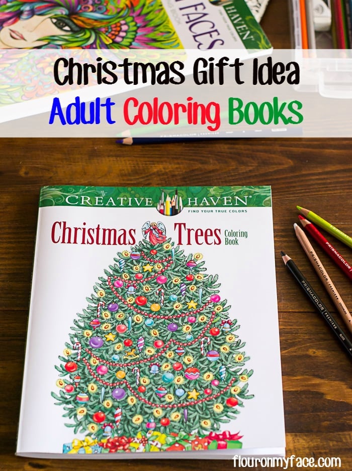 Last Minute Christmas Gift Ideas Adult Coloring Books via flouronmyface.com