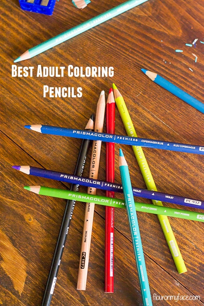 Best Adult Coloring Pencils via flouronmyface.com
