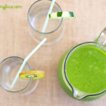 Kiwiw Smoothie recipe via flouronmyface.com