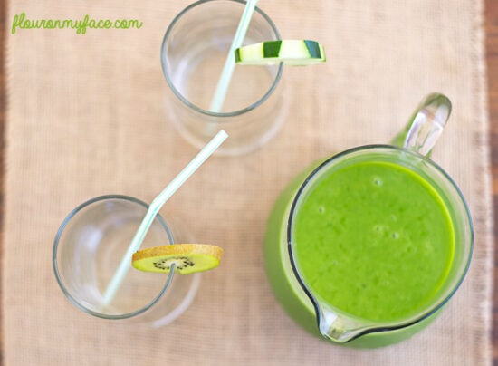 Kiwi Cucumber Smoothie Recipe Flour On My Face