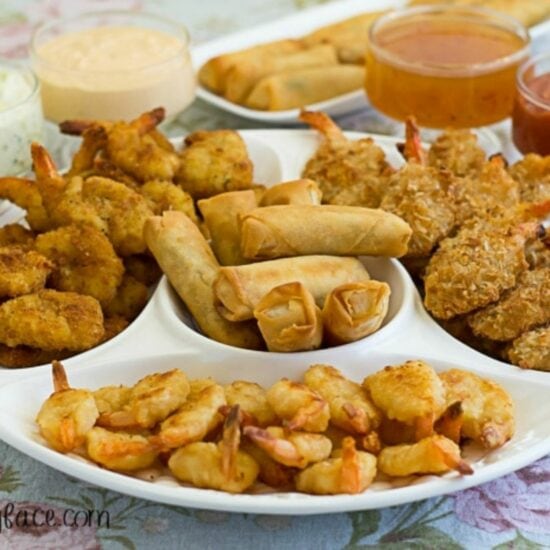 Appetizer with 4 Dipping Sauce Recipes - Flour On My Face