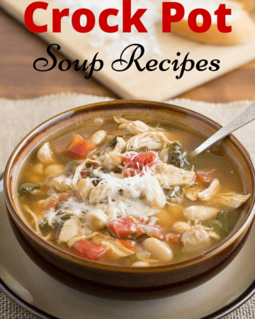 10 Family Friendly Crock Pot Soup Recipes eBook via flouronmyface.com