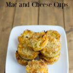 Garlic Ranch Mac and Cheese Cups recipe via flouronmyface.com
