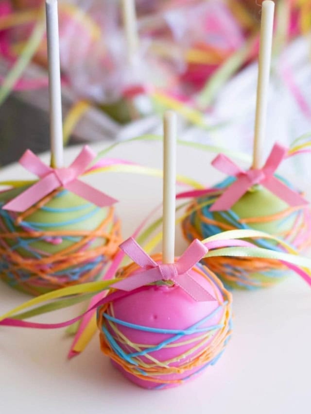 Paisley Baby Shower Cake Pops