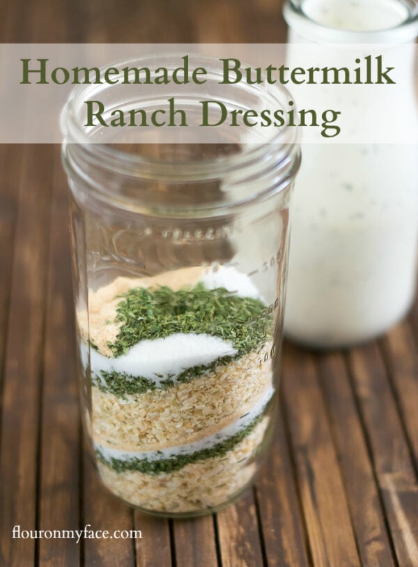 Homemade Buttermilk Ranch Dressing Flour On My Face