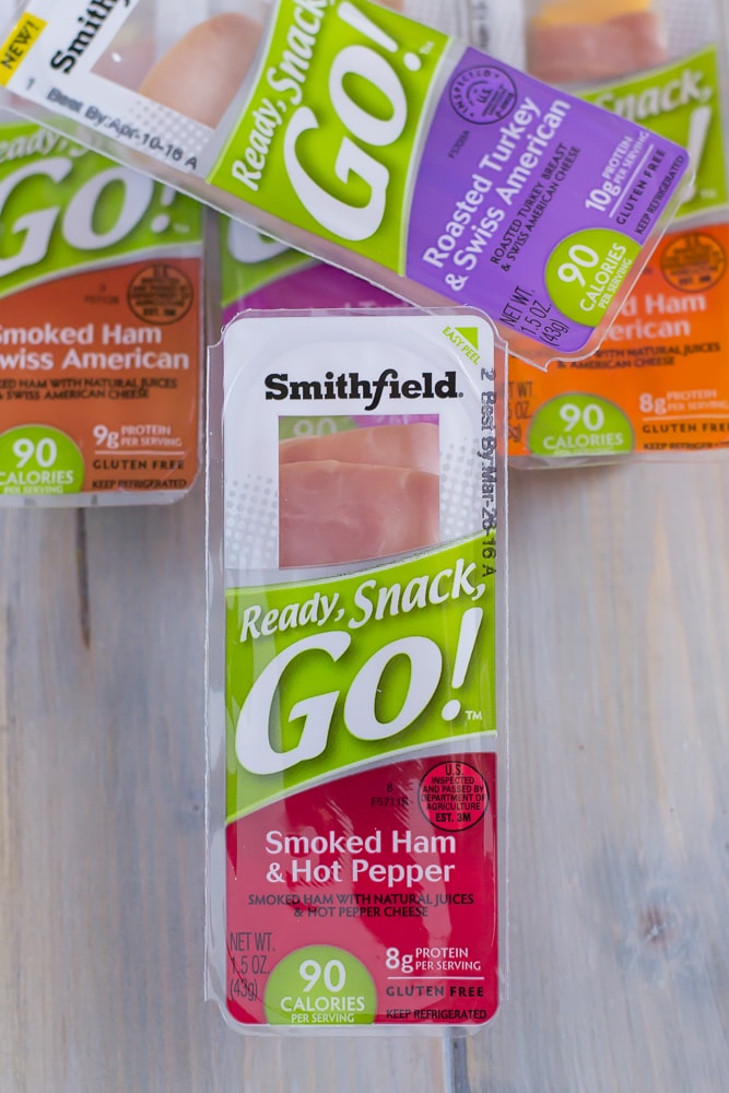 Easy to eat and made with real ingredients. Smithfield Ready,Snack,Go is the perfect snack for busy people via flouronmyface.com 