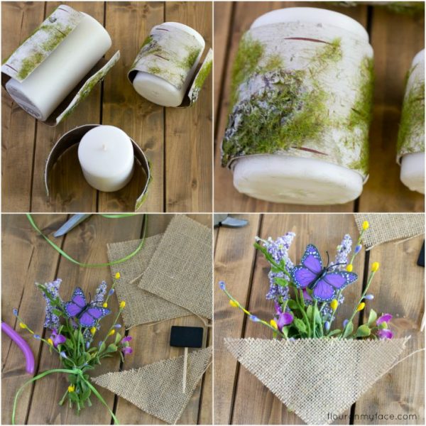 Spring Birch Bark Candles Flour On My Face