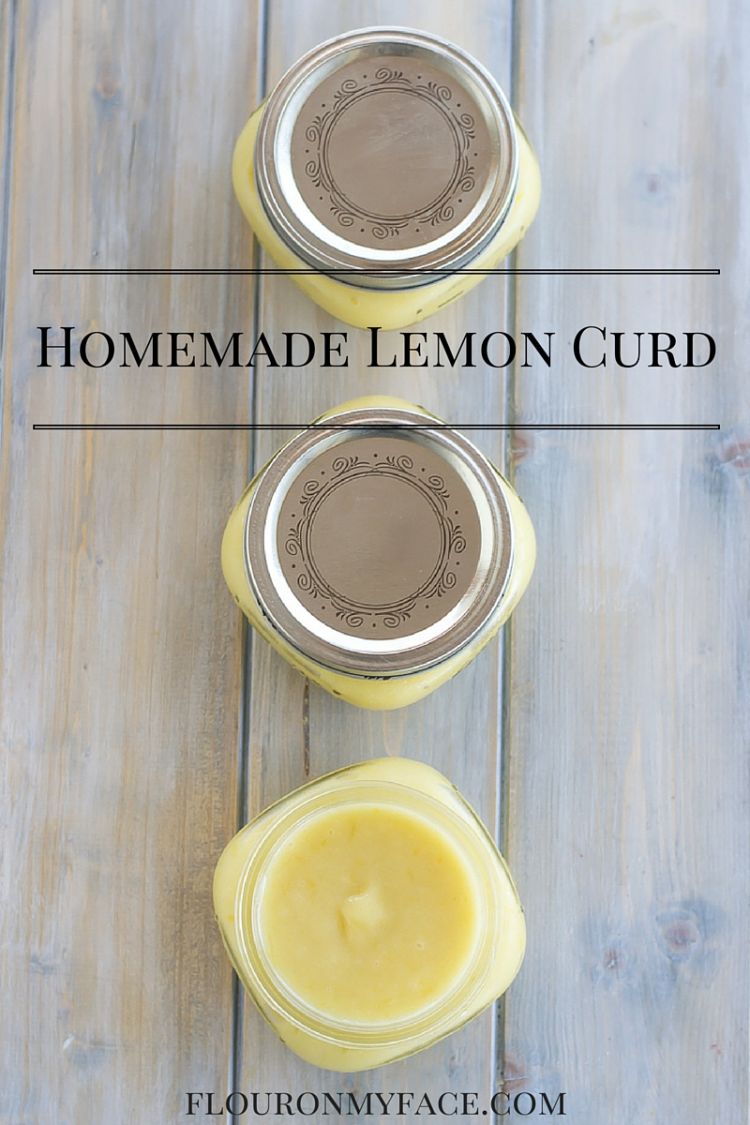 Easy Homemade Lemon Curd recipe via flouronmyface.com