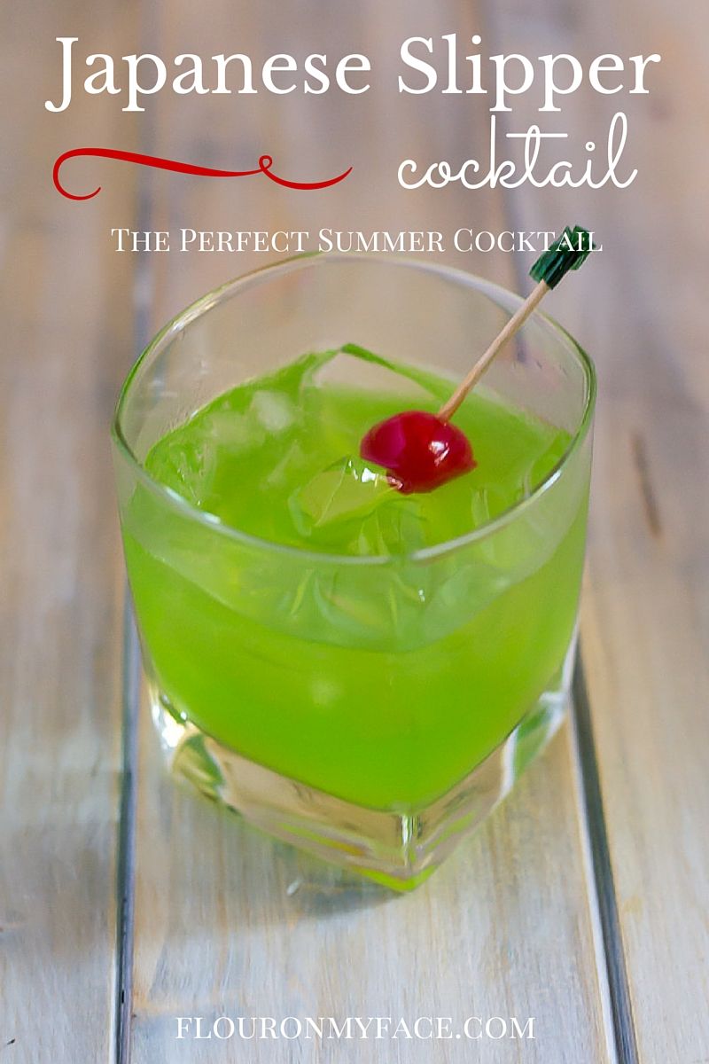 Japanese Slipper Cocktail recipe 