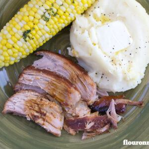 Crockpot Pork recipe: Tender Boneless Pork Roast Recipe made in a slow cooker via flouronmyface.com