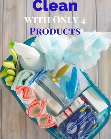 How to clean your kitchen and bathroom with 4 of the best cleaning products at Costco via flouronmyface.com