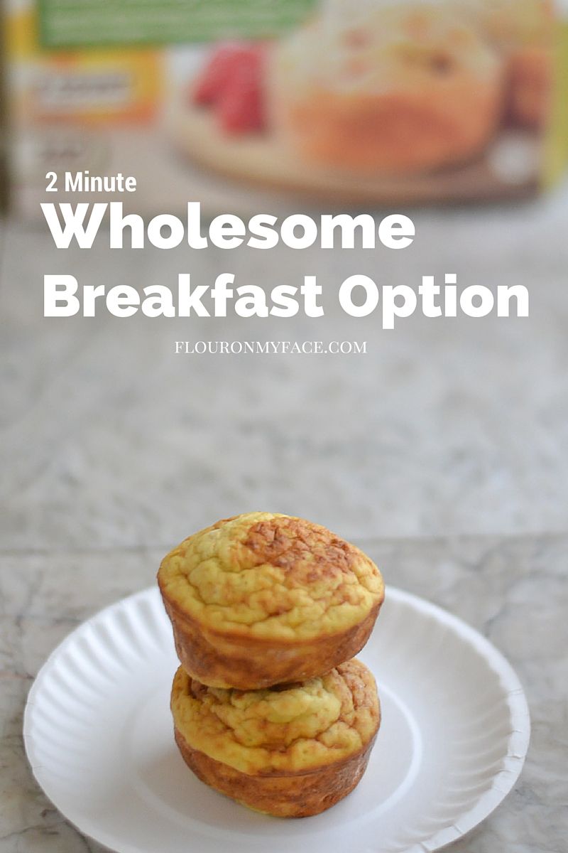 2 Minute Wholesome Breakfast Option with Jimmy Dean via flouronmyface.com