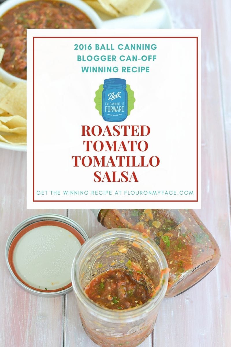 Roasted Tomato Tomatillo Salsa recipe