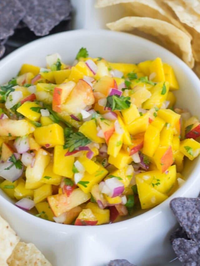 Mango Peach Salsa