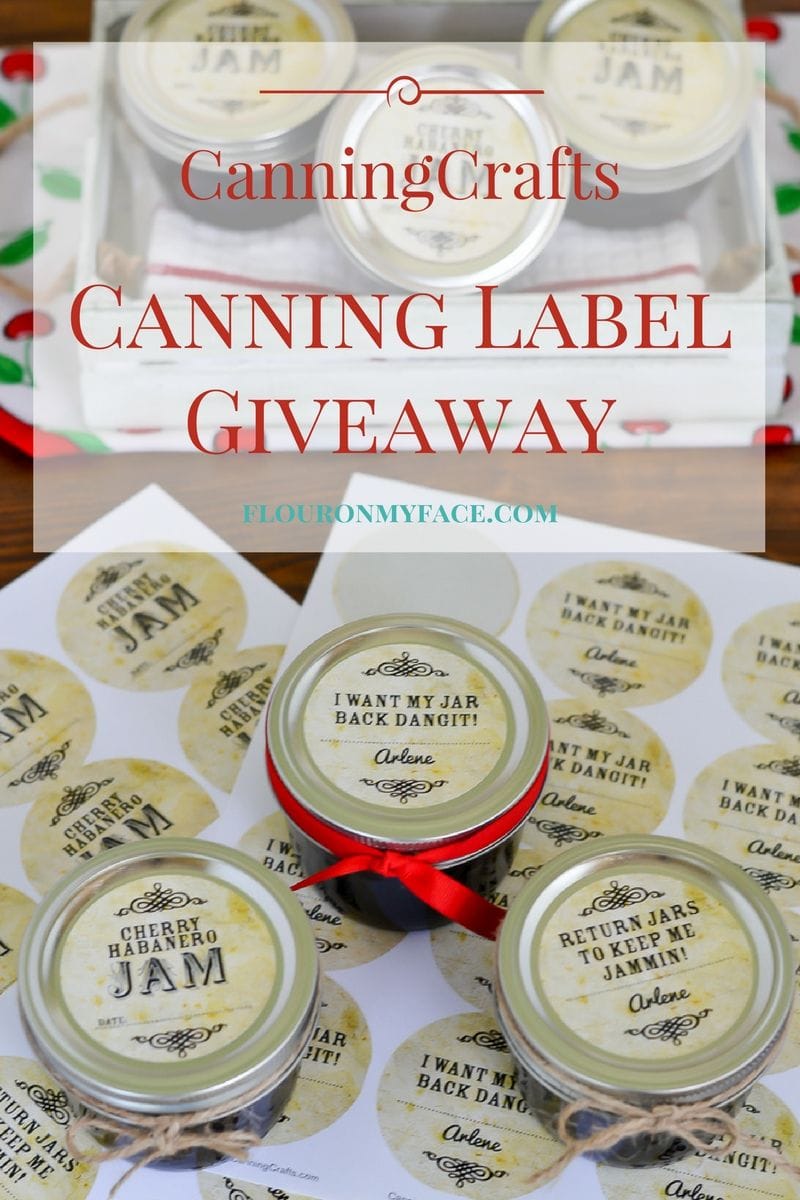 CanningCrafts Canning Label Giveaway via flouronmyface.com